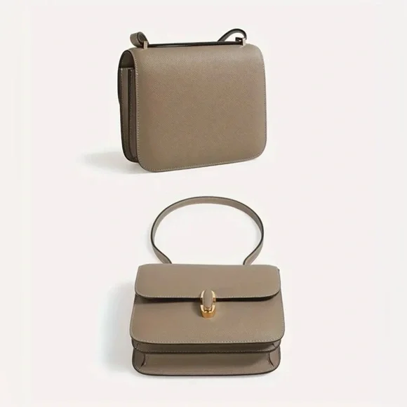 Women Handbag Leather Shoulder Crossbody Bag Small Square Bag - Picture 8 of 15